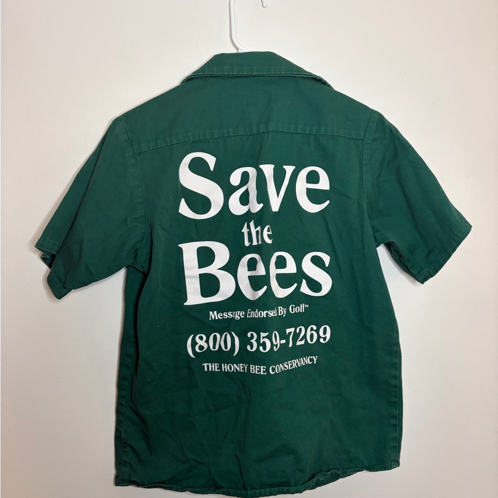 Green Save the Bees Men's Shirt
